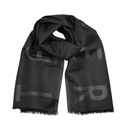 Womens Mid Grey Tted Branded Woven Scarf 50697 by Ted Baker from Hurleys