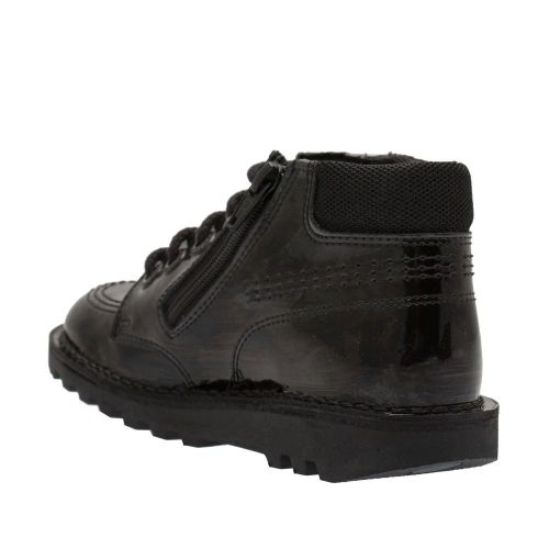 Junior Black Patent Kick Hi Faeries Boots (12.5-2.5) 93167 by Kickers from Hurleys