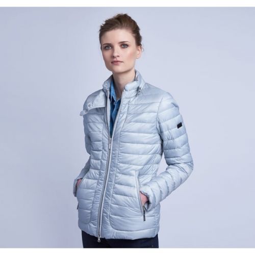 Womens Ice White Firth Quilted Jacket 10220 by Barbour International from Hurleys