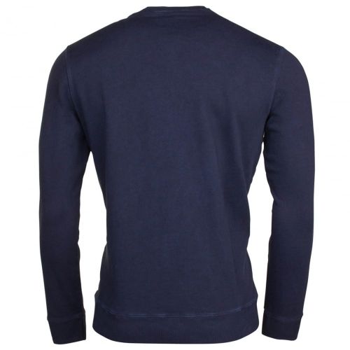 Casual Mens Dark Blue Wlan Crew Sweat Top 19462 by BOSS from Hurleys