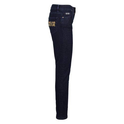 Womens Light Blue Branded Skinny Fit Jeans 55181 by Versace Jeans Couture from Hurleys