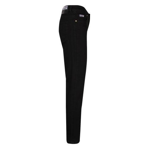 Womens Black Branded Skinny Fit Jeans 49961 by Versace Jeans Couture from Hurleys