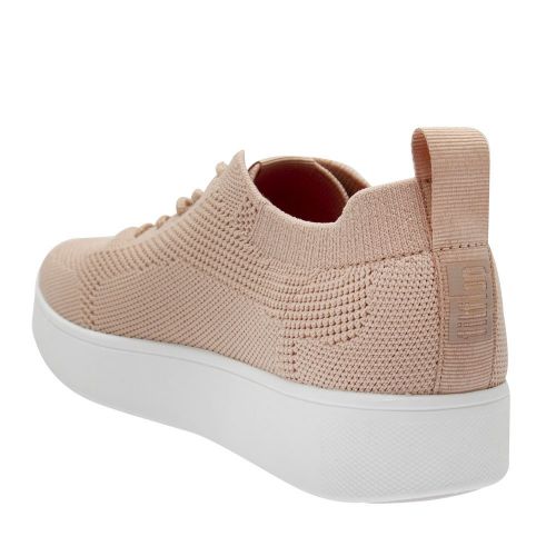 Womens Blush Rally Tonal Knit Trainers 87680 by FitFlop from Hurleys