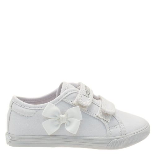 Girls White Lily Pumps (24-35) 62720 by Lelli Kelly from Hurleys