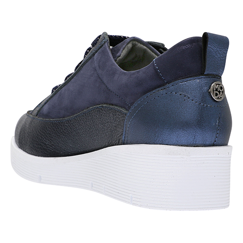 Womens Navy Alexey Zip Trainers 107850 by Moda In Pelle from Hurleys