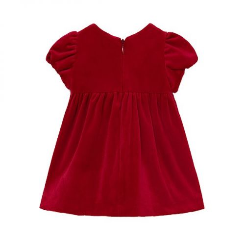 Baby Red Velvet Dress & Hat 96170 by Mayoral from Hurleys