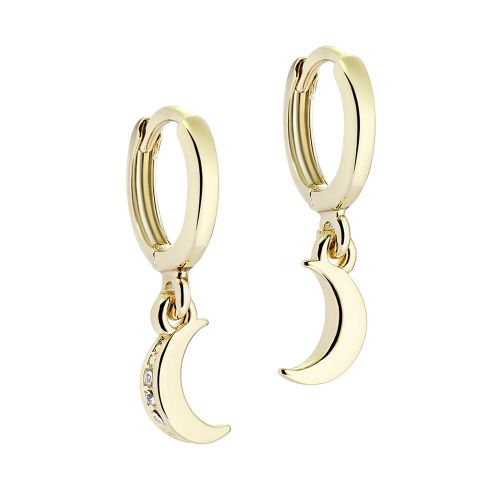 Womens Gold/Crystal Marlaan Crescent Earrings 76337 by Ted Baker from Hurleys
