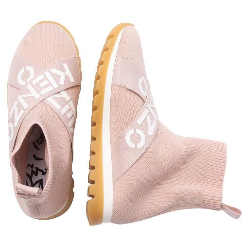Girls Pink Knitted Sock Trainers (25-35) 94321 by Kenzo from Hurleys