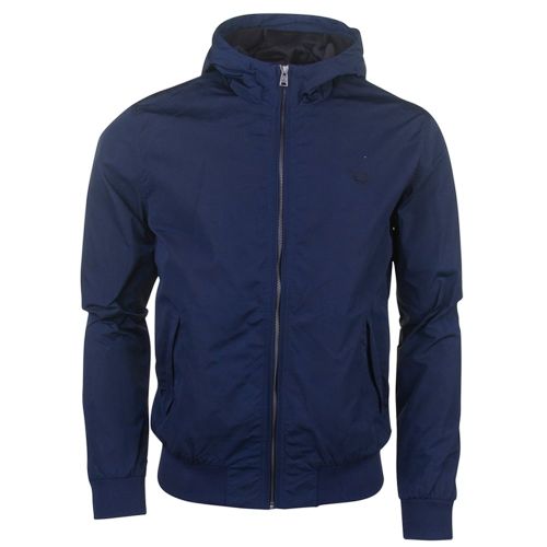 Mens Dark Midnight Tonic Hooded Brentham Jacket 71395 by Fred Perry from Hurleys