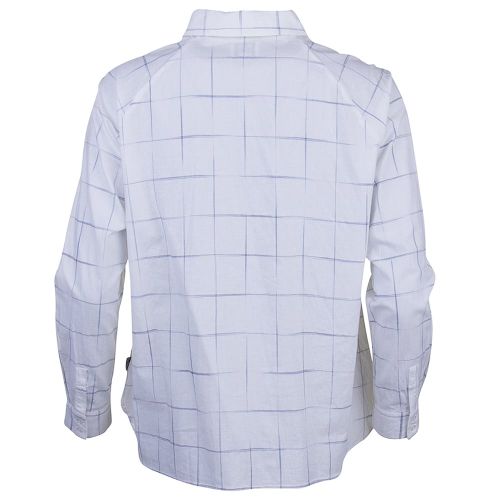 Heritage Womens White Abstract Check L/s Shirt 71678 by Barbour from Hurleys