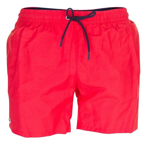Mens Red Branded Swim Shorts 71243 by Lacoste from Hurleys