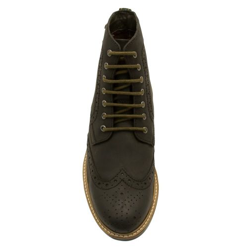 Lifestyle Mens Black Belsay Brogue Boots 11899 by Barbour from Hurleys