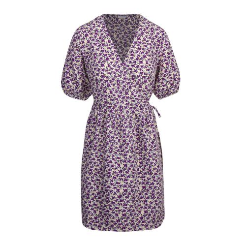 Womens Purple Videva Mini Flowers Dress 93218 by Vila from Hurleys