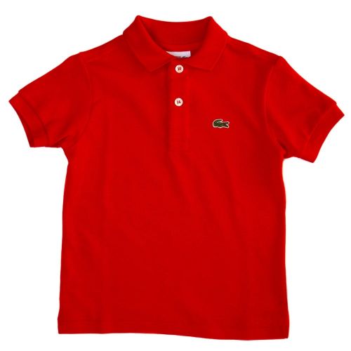 Boys Red Classic S/s Polo Shirt 63940 by Lacoste from Hurleys