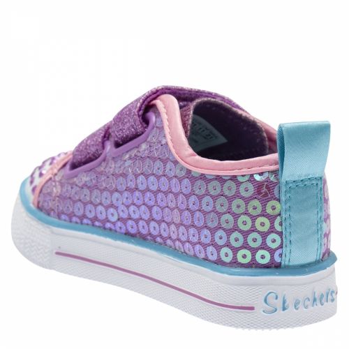 Toddler Lavender Shuffle Lite Mini Mermaid Trainers (21-28) 40799 by Skechers from Hurleys