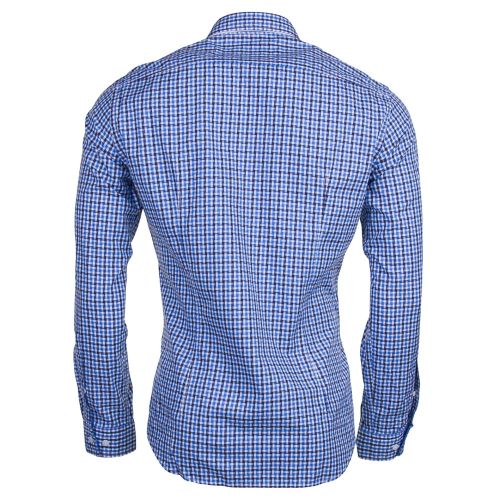 Mens Medium Blue C-Buster Check L/s Shirt 9570 by BOSS from Hurleys