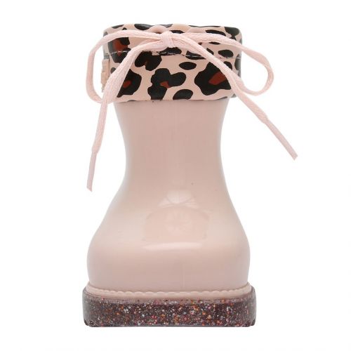 Girls Blush Glitter Mini Rain Boots (4-9) 91790 by Mini Melissa from Hurleys
