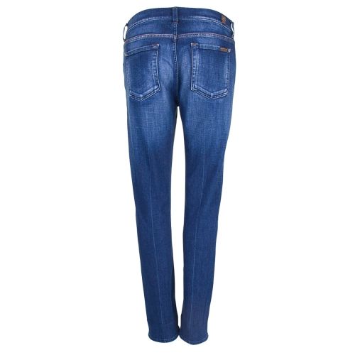 Womens Left Hand Dark Relaxed Skinny Jeans 72262 by 7 For All Mankind from Hurleys