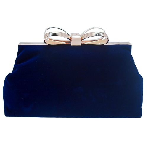 Womens Mid Blue Cena Bow Evening Bag 16471 by Ted Baker from Hurleys