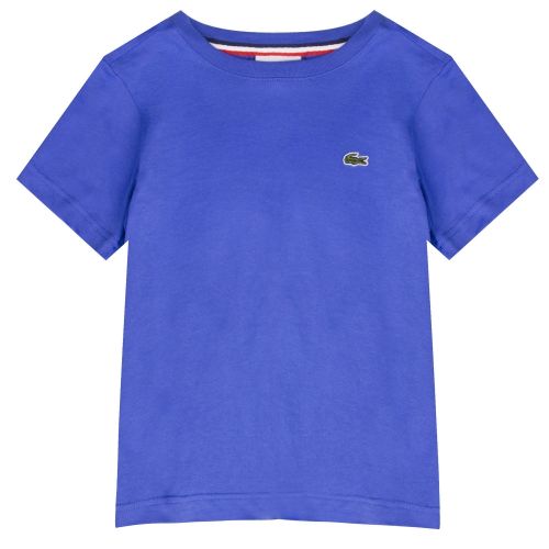 Boys Blue Classic Branded S/s T Shirt 38597 by Lacoste from Hurleys