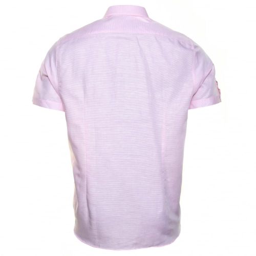 Mens Pink Mysong Stripe S/s Shirt 33078 by Ted Baker from Hurleys