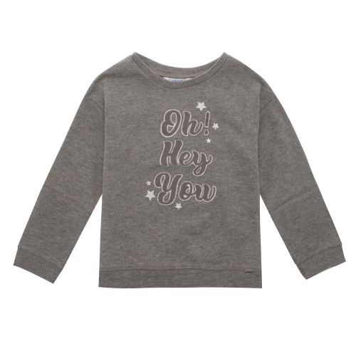 Girls Steel Oh Hey You Sweat Top 29863 by Mayoral from Hurleys