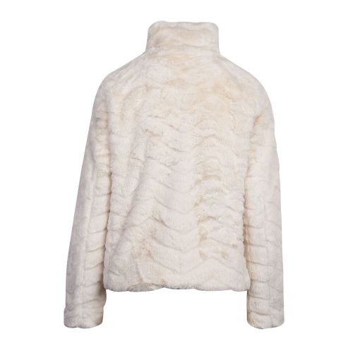 Womens Birch Vialiba Faux Fur Jacket 78568 by Vila from Hurleys