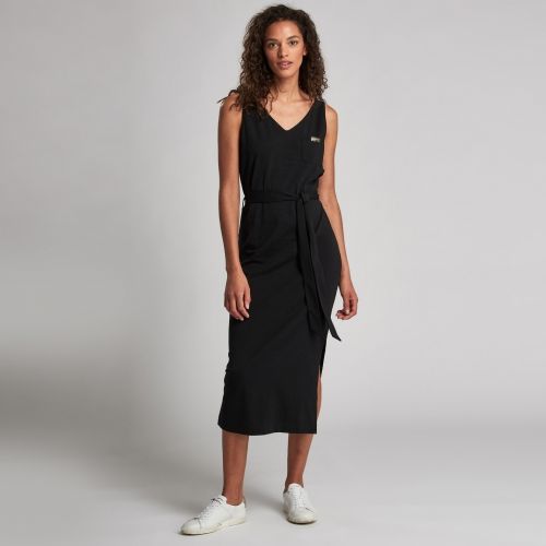 Womens Black Podium Midi Dress 56274 by Barbour International from Hurleys