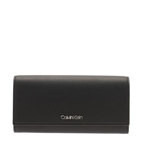 Womens Black Tack Trifold Wallet 34577 by Calvin Klein from Hurleys