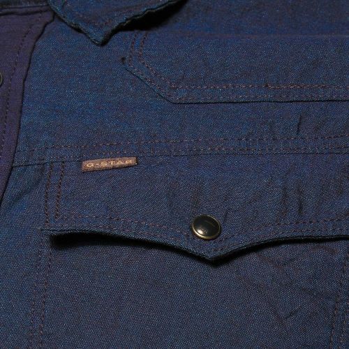Mens Rinsed Wash 3301 Ink Denim Slim Fit L/s Shirt 25150 by G Star from Hurleys