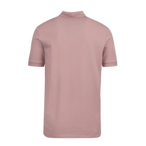 Mens Dusky Pink Dereso212 Patch S/s Polo Shirt 88132 by HUGO from Hurleys