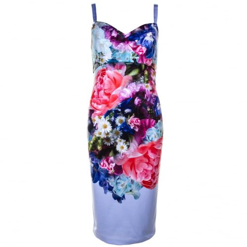 Womens Pale Blue Emore Focus Bouquet Strappy Dress 60747 by Ted Baker from Hurleys
