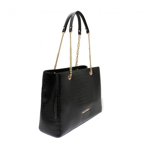 Womens Black Grote Croc Shopper Bag 78127 by Valentino from Hurleys