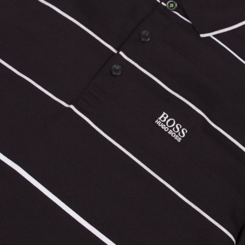 Athleisure Mens Black Paddy 5 Regular Fit S/s Polo Shirt 44723 by BOSS from Hurleys