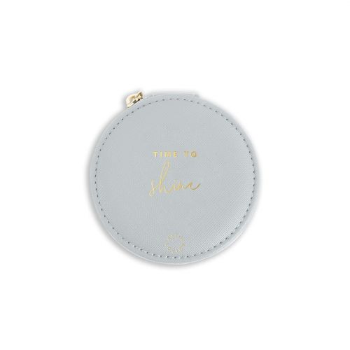 Womens Grey Shine Circle Jewellery Box 84391 by Katie Loxton from Hurleys