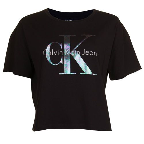 Womens Black Teca-17 True Icon S/s Tee Shirt 72602 by Calvin Klein from Hurleys