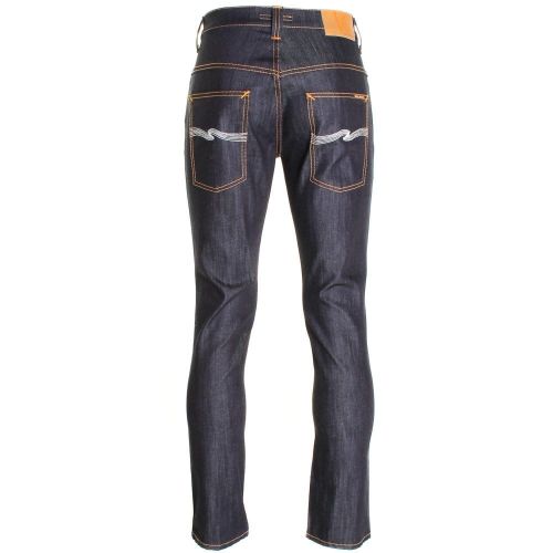 Mens Dry Ecru Embo Wash Thin Finn Slim Fit Jeans 21001 by Nudie Jeans Co from Hurleys