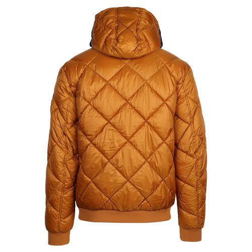 Mens Crest Gold Diamond Quilted Hooded Jacket 96485 by Tommy Hilfiger from Hurleys