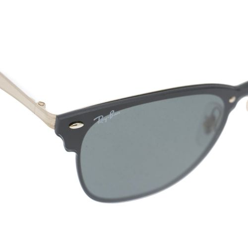 Gold/Grey/Green RB3576N Blaze Clubmaster Sunglasses 25922 by Ray-Ban from Hurleys