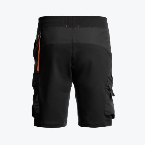 Mens Black Irvine Sweat Shorts 104117 by Parajumpers from Hurleys