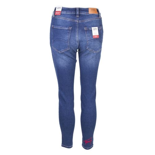 Womens Soto Dark Blue High Rise Santana Skinny Jeans 34714 by Tommy Jeans from Hurleys