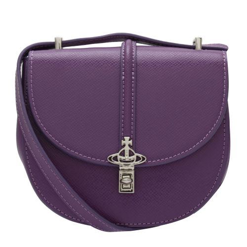 Womens Purple Sofia Mini Saddle Bag 75982 by Vivienne Westwood from Hurleys