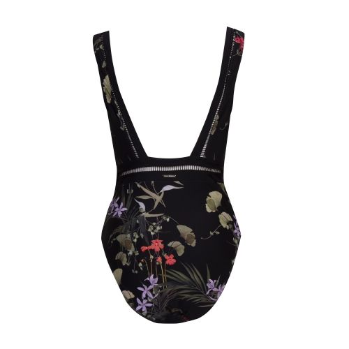 Womens Black Highland Gessie Deep V Swimsuit 54706 by Ted Baker from Hurleys