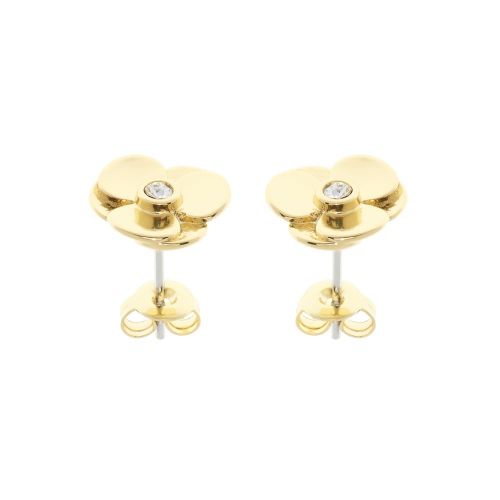 Womens Gold Preaa Flower Stud Earrings 15963 by Ted Baker from Hurleys