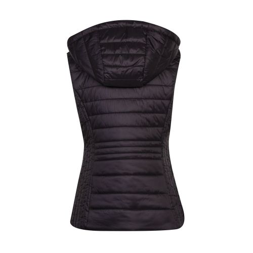 Womens Black/Rose Gold Hooded Gilet 77304 by EA7 from Hurleys