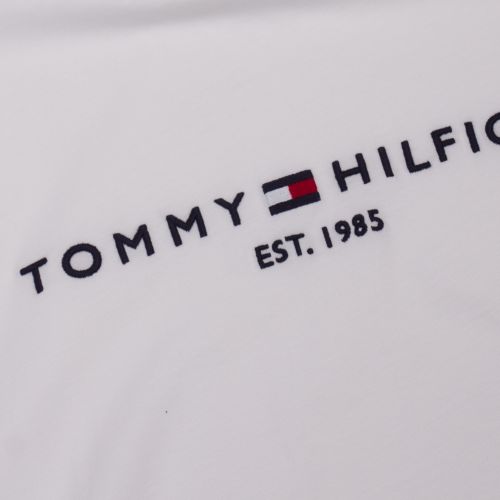 Mens Snow White Core Tommy Logo S/s T Shirt 44175 by Tommy Hilfiger from Hurleys