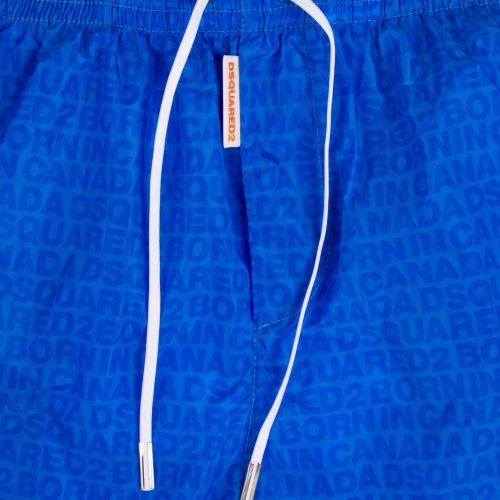 Mens Blue Tonal All Over Print Swim Shorts 75134 by Dsquared2 from Hurleys