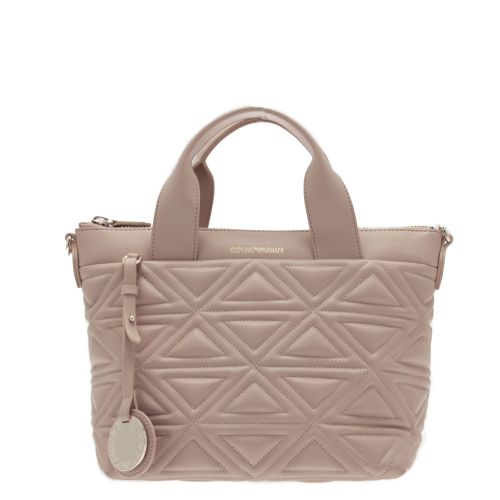 Womens Beige Quilted Small Tote Bag 29108 by Emporio Armani from Hurleys