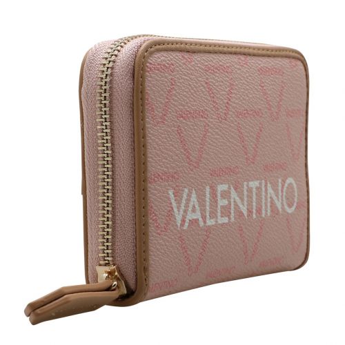 Womens Pink Liuto Small Zip Around Purse 102703 by Valentino from Hurleys