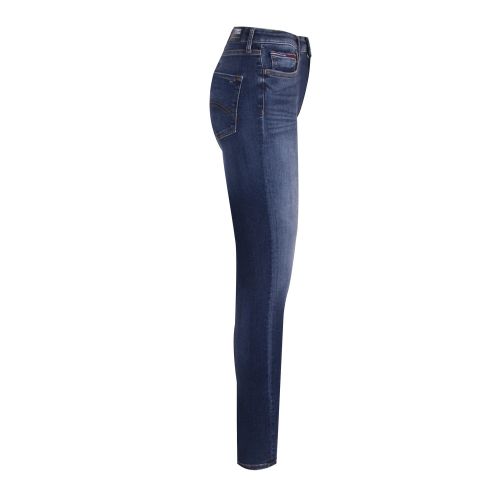 Womens Dark Blue High Rise Santana Skinny Jeans 50215 by Tommy Jeans from Hurleys